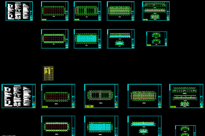 洛阳钢结构厂房图纸