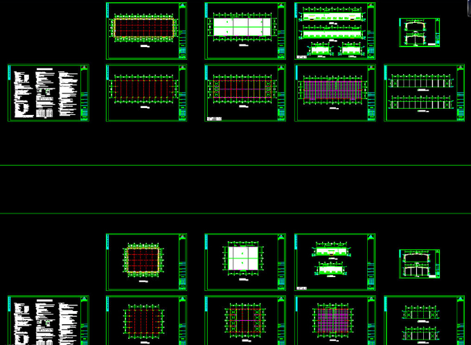 洛阳钢结构厂房图纸